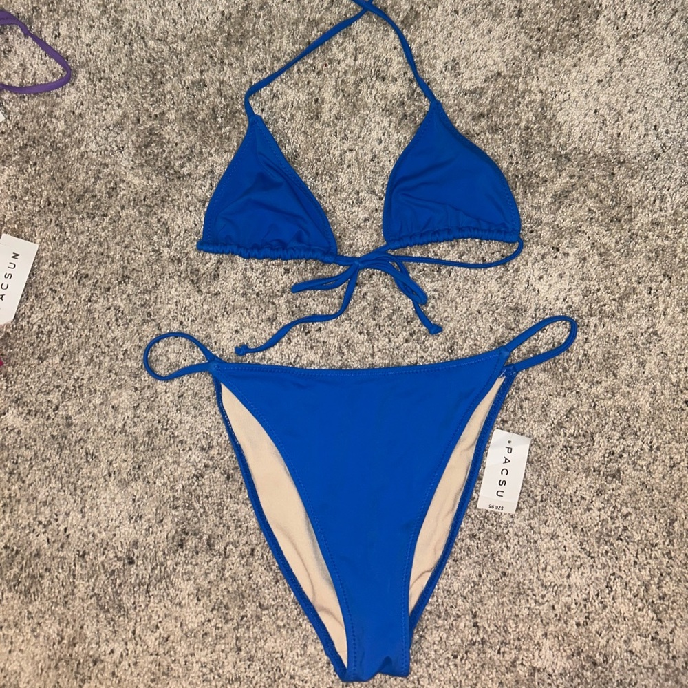 PacSun Blue Bikini Set
